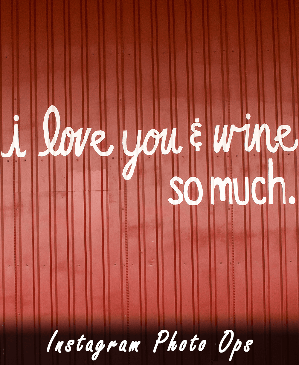 Image of a Sign on a Wall with Words Placed Toward the Bottom