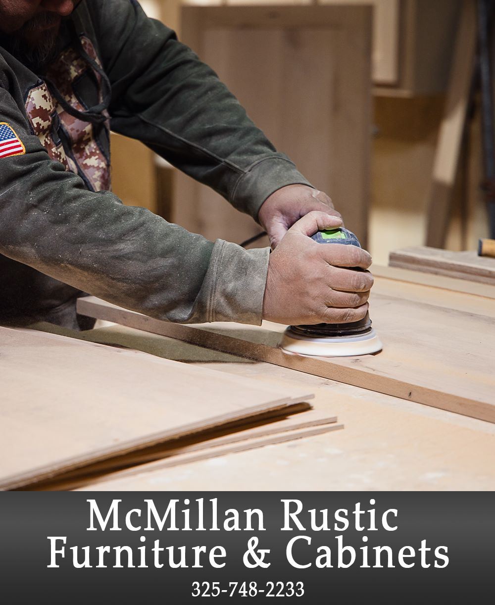 Image of a Man Woodworking