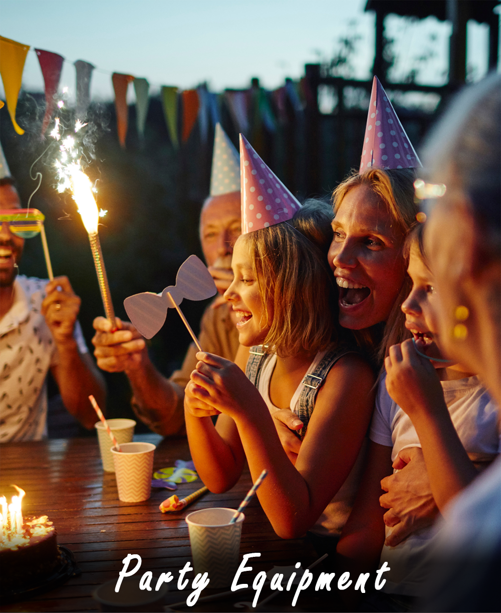 Image of Party Equipment Add. Clear.