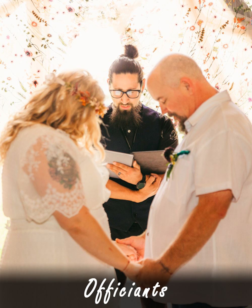 Image of an Officiant at a Wedding