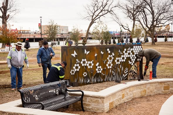 Image of metal Butterfly.