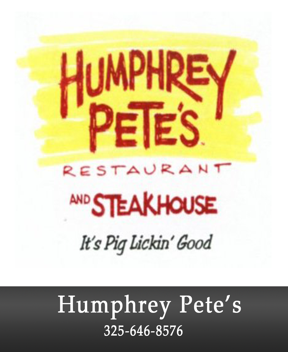 Image Humphry Pete's Add.